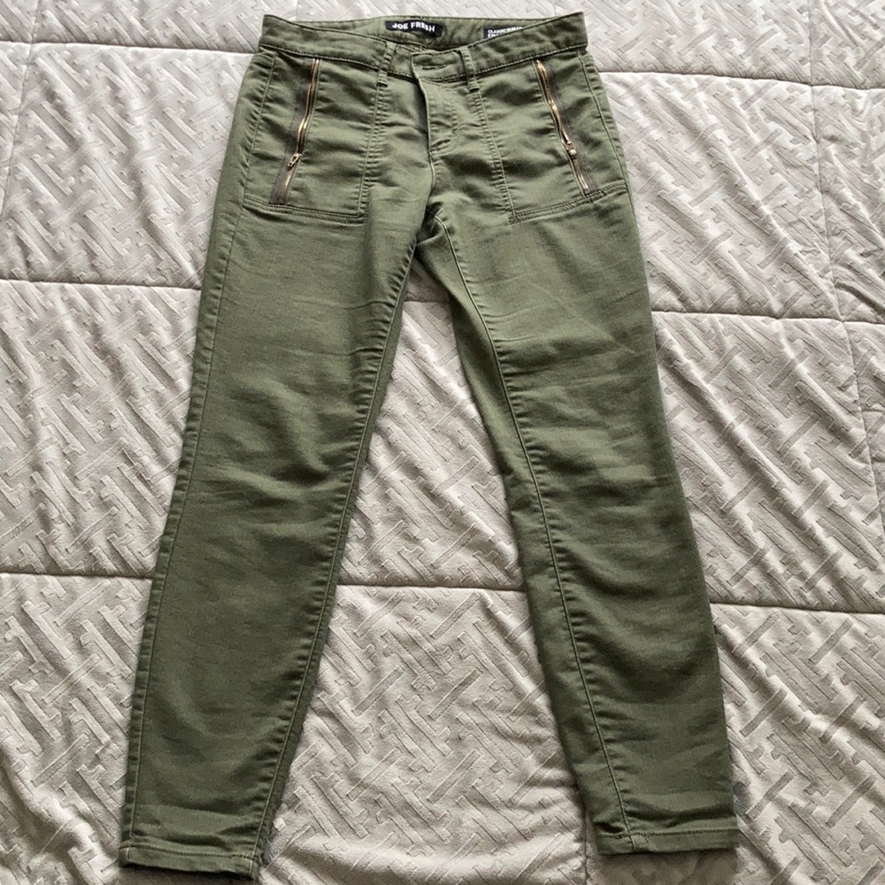 Army green pants